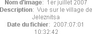 Nom d'image:  1er juillet 2007
Description:  Vue sur le village de Jeleznitsa
Date du fichier:  2007:07:01 10:32:42